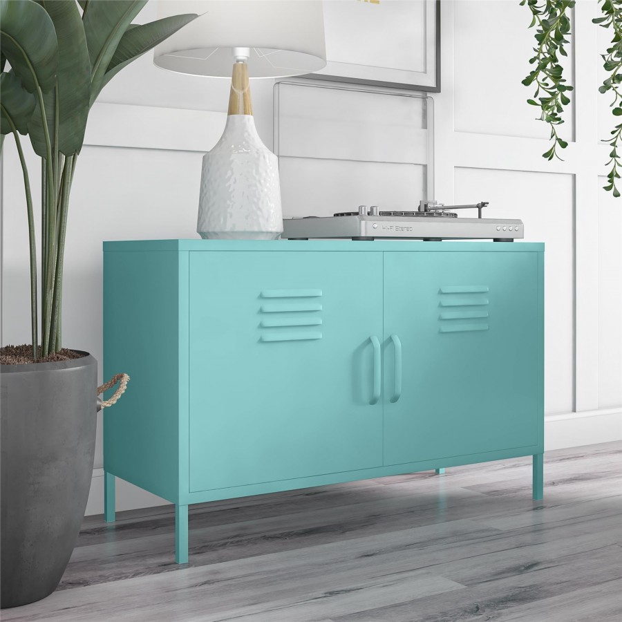 Novogratz Cache Metal Locker Accent Cabinet